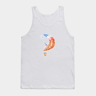 French Croissant as Moon Tank Top